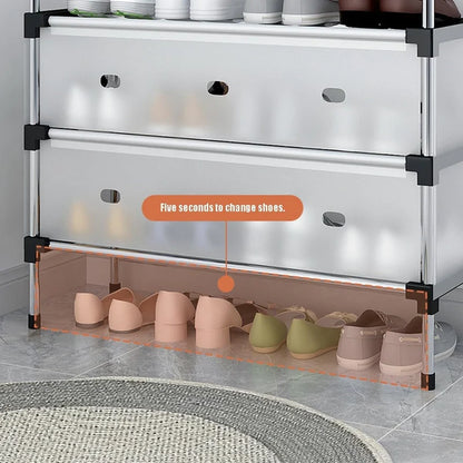 3-Tier Shoe Rack Organizer – Space-Saving Multipurpose Footwear Storage Stand