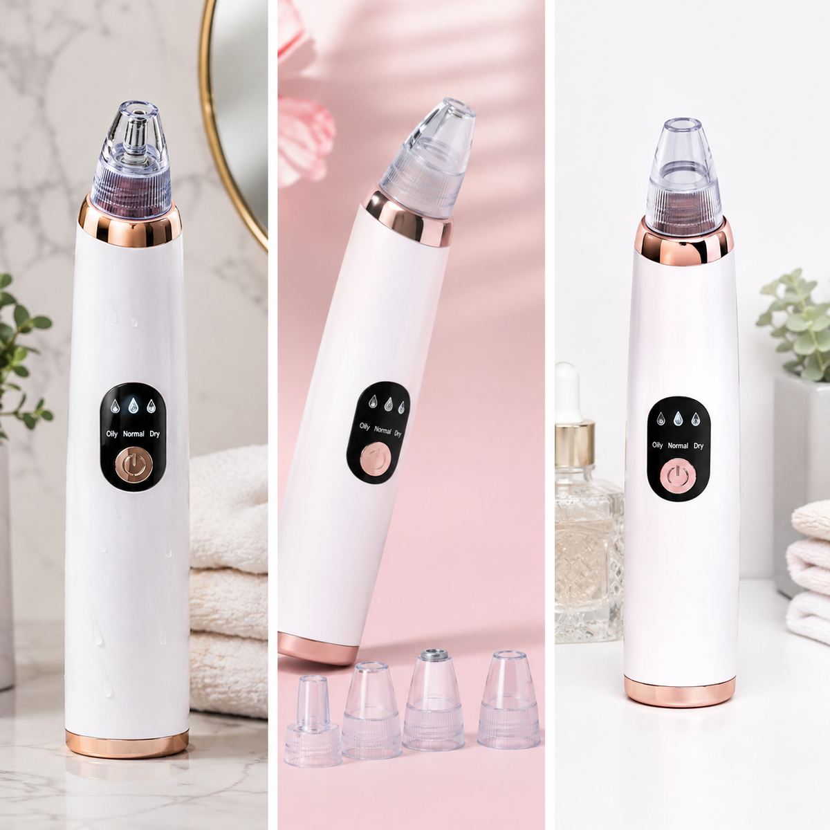 Deep Pore Cleaning Device – 3-in-1 Facial Pore Cleaner & Blackhead Remover